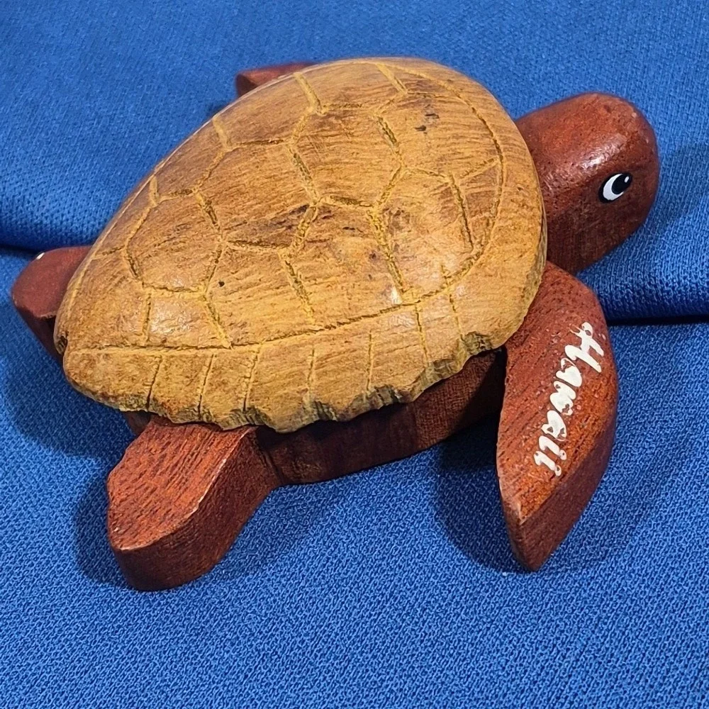 Hawaii Sea Turtle‎ Wooden Fridge Magnet Travel Souvenir